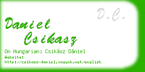 daniel csikasz business card